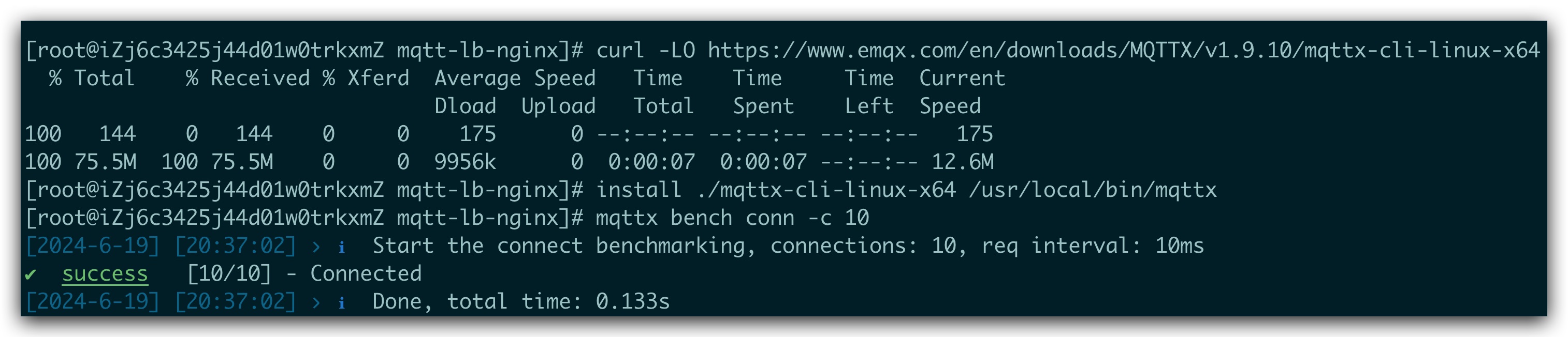 安装 MQTT cli